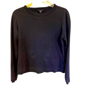 Banana Republic Black Long Sleeve Top
